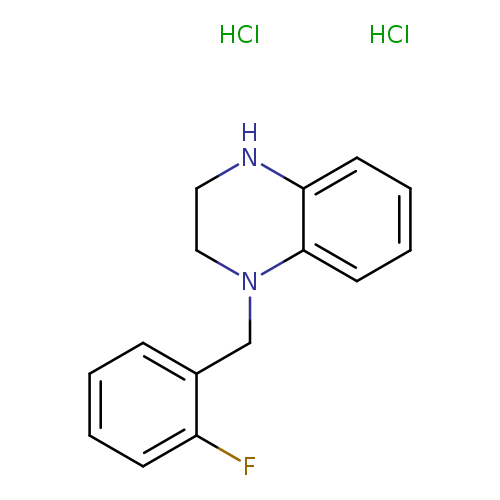 1-[(2-fluorophenyl)methyl]-1,2,3,4-tetrahydroquinoxalinedihydrochloride