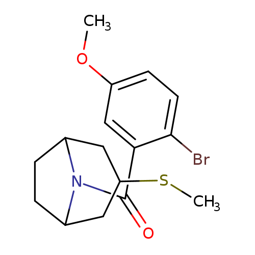 8-(2-bromo-5-methoxybenzoyl)-3-(methylsulfanyl)-8-azabicyclo[3.2.1]octane