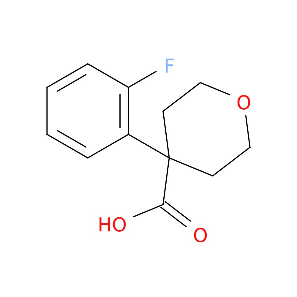 4-(2-Fluorophenyl)tetrahydro-2H-pyran-4-carboxylic acid