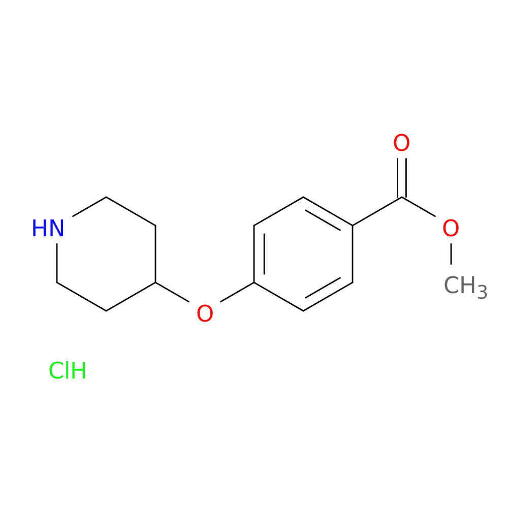 Methyl 4-(piperidin-4-yloxy)benzoate hydrochloride