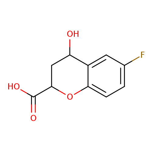 6-fluoro-4-hydroxy-3,4-dihydro-2H-1-benzopyran-2-carboxylic acid