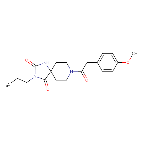 8-[2-(4-methoxyphenyl)acetyl]-3-propyl-1,3,8-triazaspiro[4.5]decane-2,4-dione