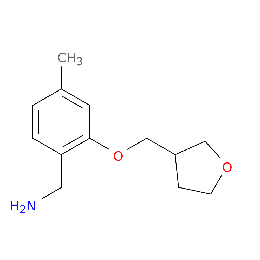 {4-methyl-2-[(oxolan-3-yl)methoxy]phenyl}methanamine