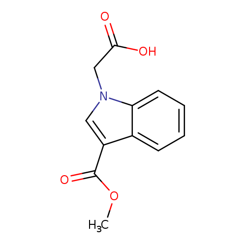 2-[3-(methoxycarbonyl)-1H-indol-1-yl]acetic acid