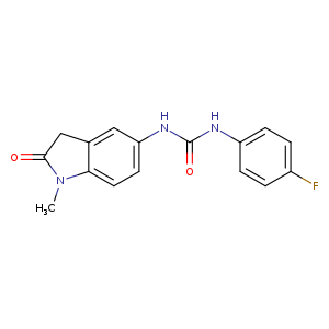1-(4-Fluorophenyl)-3-(1-methyl-2-oxo-5-indolinyl)urea