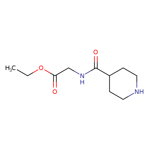 ETHYL 2-(PIPERIDINE-4-CARBOXAMIDO)ACETATE HYDROCHLORIDE