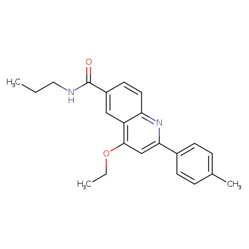 4-ethoxy-2-(4-methylphenyl)-N-propylquinoline-6-carboxamide