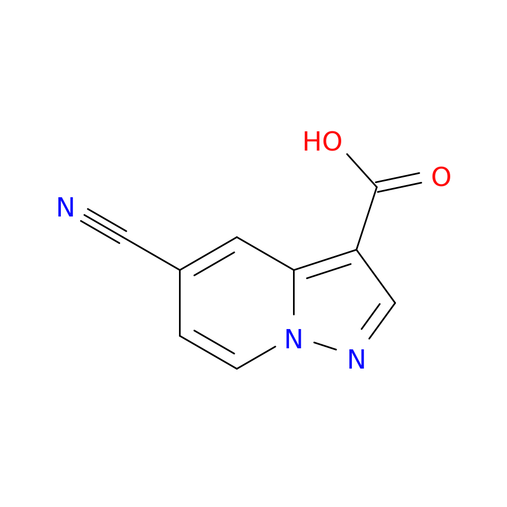 5-cyanopyrazolo[1,5-a]pyridine-3-carboxylic acid