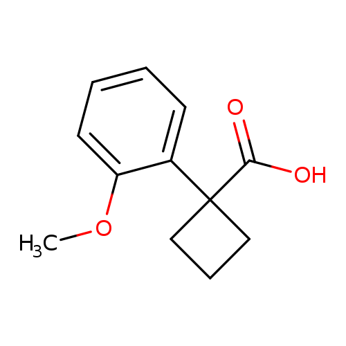 1-(2-methoxyphenyl)cyclobutane-1-carboxylic acid
