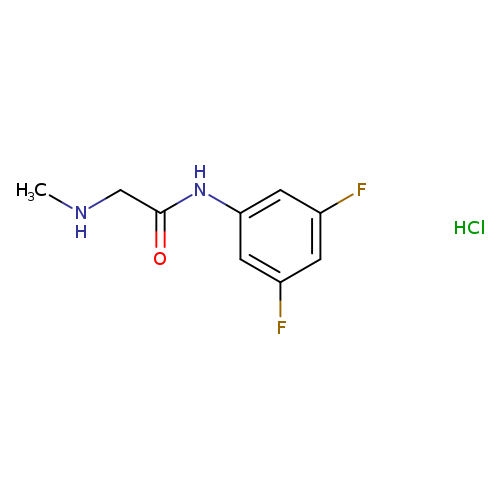 N-(3,5-difluorophenyl)-2-(methylamino)acetamide hydrochloride
