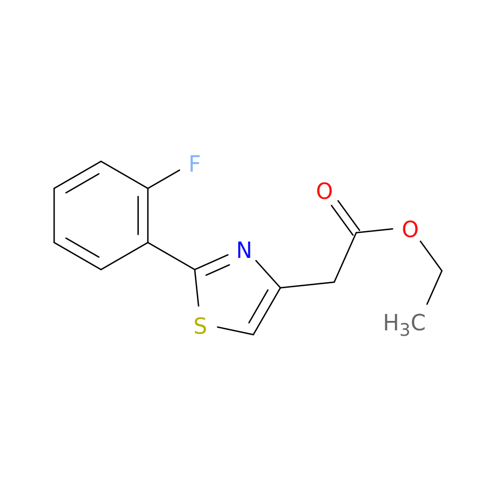Ethyl 2-[2-(2-fluorophenyl)-1,3-thiazol-4-yl]acetate