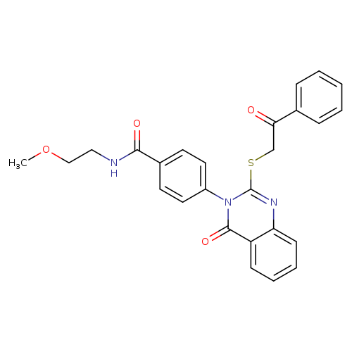 N-(2-methoxyethyl)-4-{4-oxo-2-[(2-oxo-2-phenylethyl)sulfanyl]-3,4-dihydroquinazolin-3-yl}benzamide