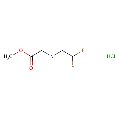 methyl 2-[(2,2-difluoroethyl)amino]acetate hydrochloride