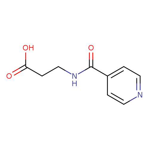 3-(pyridin-4-ylformamido)propanoic acid