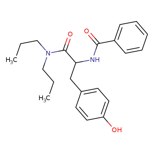 N-[(2R)-1-(dipropylamino)-3-(4-hydroxyphenyl)-1-oxopropan-2-yl]benzamide