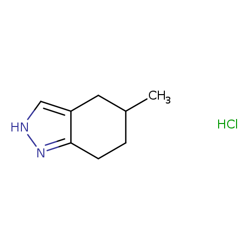 5-Methyl-4,5,6,7-tetrahydro-2H-indazole, HCl