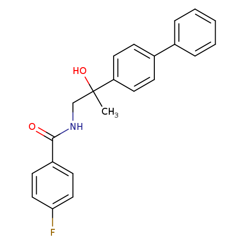 N-(2-{[1,1'-biphenyl]-4-yl}-2-hydroxypropyl)-4-fluorobenzamide
