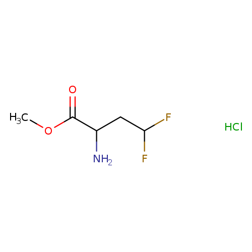 methyl 2-amino-4,4-difluorobutanoate hydrochloride