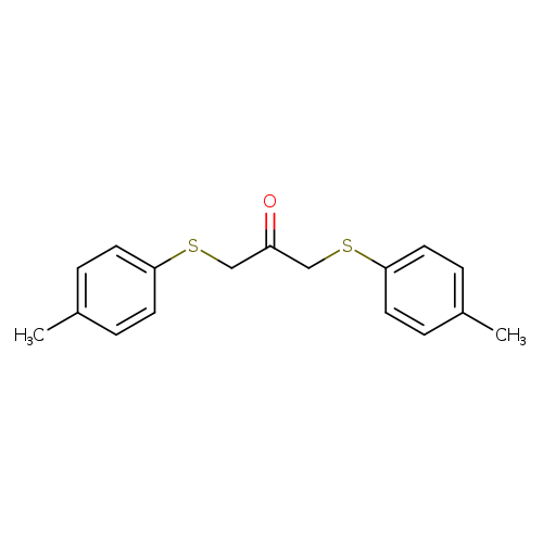 1,3-bis[(4-methylphenyl)sulfanyl]propan-2-one