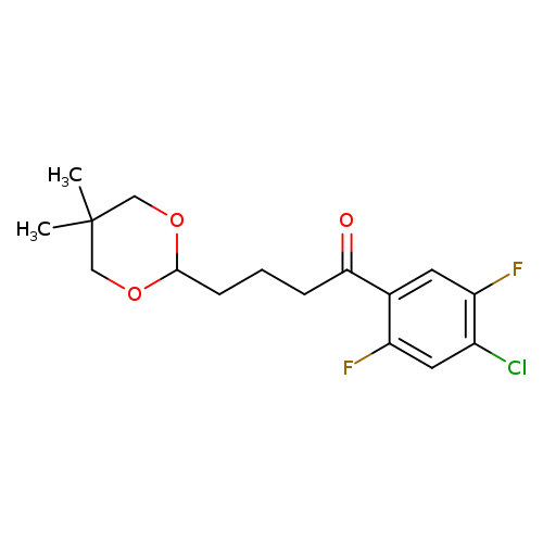 4'-Chloro-2',5'-difluoro-4-(5,5-dimethyl-1,3-dioxan-2-yl)butyrophenone