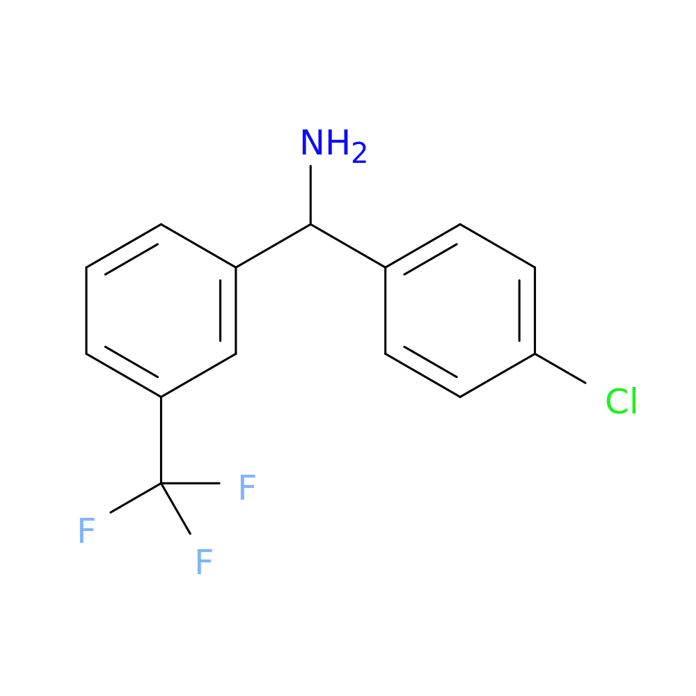 (4-chlorophenyl)[3-(trifluoromethyl)phenyl]methanamine