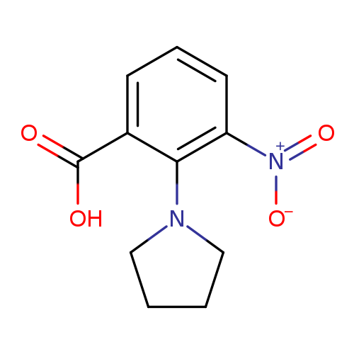 3-Nitro-2-(pyrrolidin-1-yl)benzoic acid
