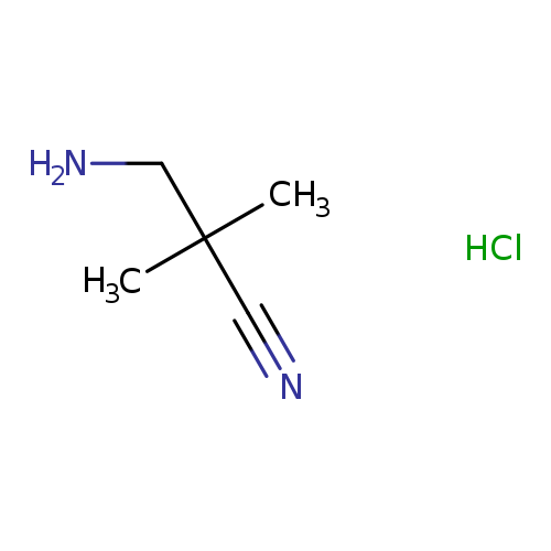 3-amino-2,2-dimethylpropanenitrile hydrochloride