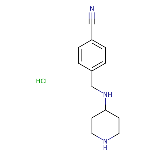 4-(Piperidin-4-ylaminomethyl)-benzonitrile hydrochloride