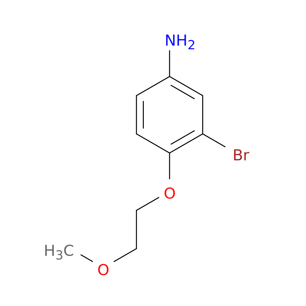 3-Bromo-4-(2-methoxyethoxy)aniline