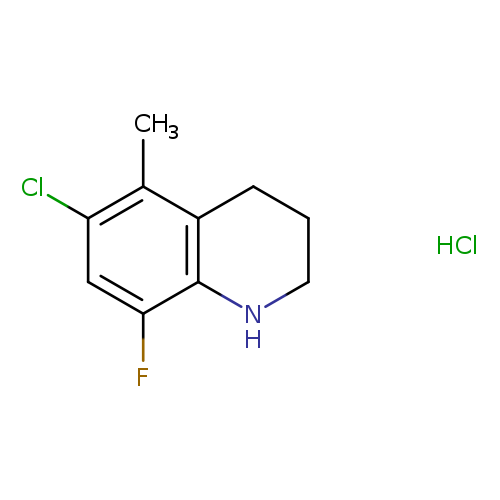 6-chloro-8-fluoro-5-methyl-1,2,3,4-tetrahydroquinolinehydrochloride