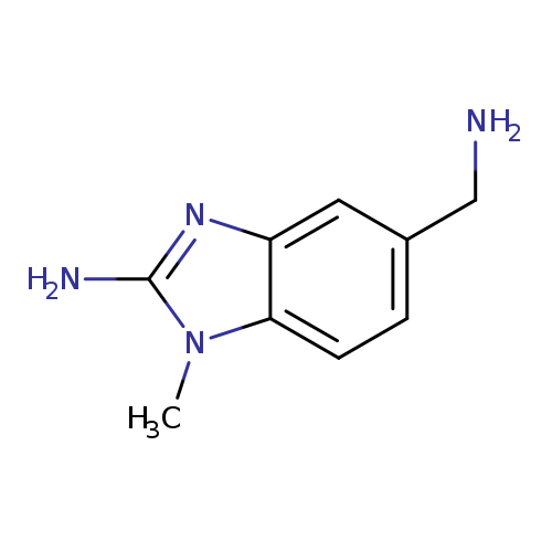 5-(aminomethyl)-1-methyl-1h-1,3-benzodiazol-2-amine
