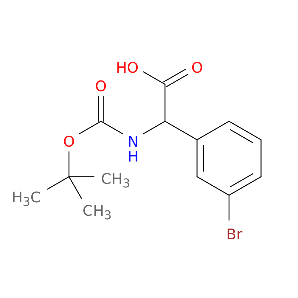 Boc-2-amino-2-(3-bromophenyl)acetic acid