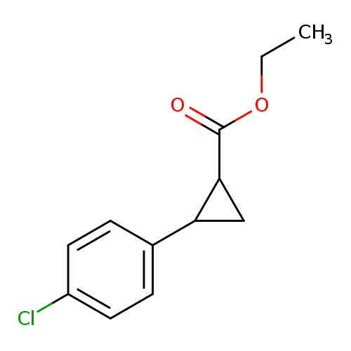 Cyclopropanecarboxylic acid, 2-(4-chlorophenyl)-, ethyl ester