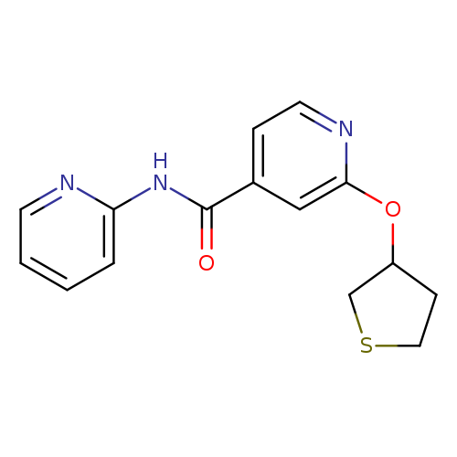 N-(pyridin-2-yl)-2-(thiolan-3-yloxy)pyridine-4-carboxamide