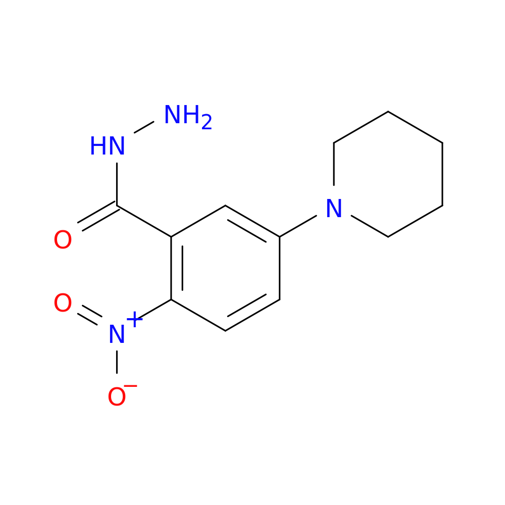 2-Nitro-5-(piperidin-1-yl)benzohydrazide