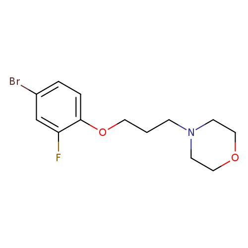 4-(3-(4-BROMO-2-FLUOROPHENOXY)PROPYL)MORPHOLINE