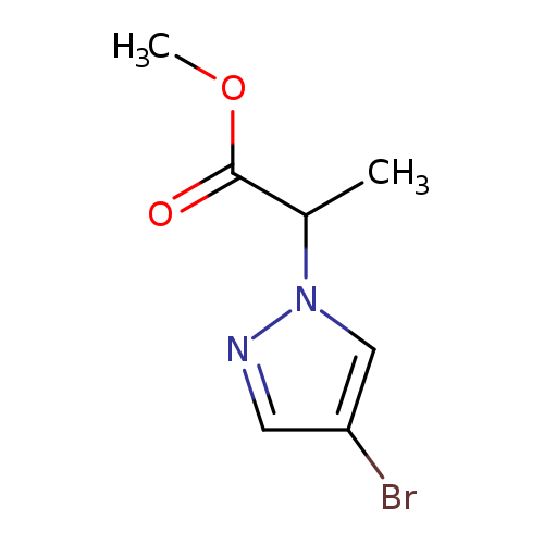 Methyl 2-(4-bromo-1H-pyrazol-1-yl)propanoate