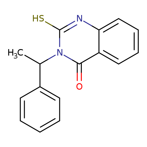 3-(1-phenylethyl)-2-sulfanyl-3,4-dihydroquinazolin-4-one