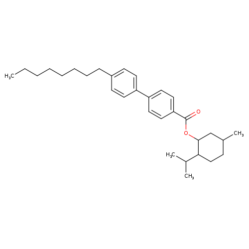 5-methyl-2-(propan-2-yl)cyclohexyl 4'-octyl-[1,1'-biphenyl]-4-carboxylate