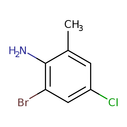 Benzenamine, 2-bromo-4-chloro-6-methyl-