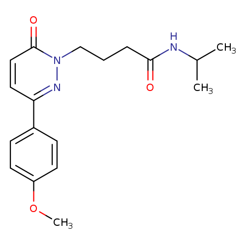 4-[3-(4-methoxyphenyl)-6-oxo-1,6-dihydropyridazin-1-yl]-N-(propan-2-yl)butanamide