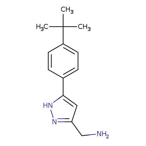[3-(4-tert-butylphenyl)-1H-pyrazol-5-yl]methanamine