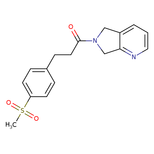 3-(4-methanesulfonylphenyl)-1-{5H,6H,7H-pyrrolo[3,4-b]pyridin-6-yl}propan-1-one