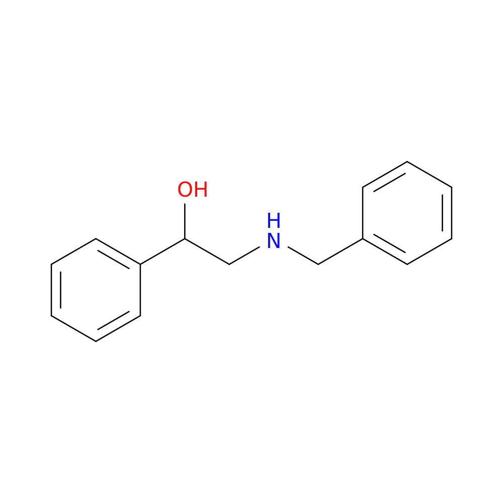 2-(benzylamino)-1-phenylethan-1-ol