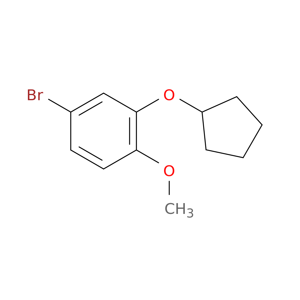 4-Bromo-2-(cyclopentyloxy)anisole