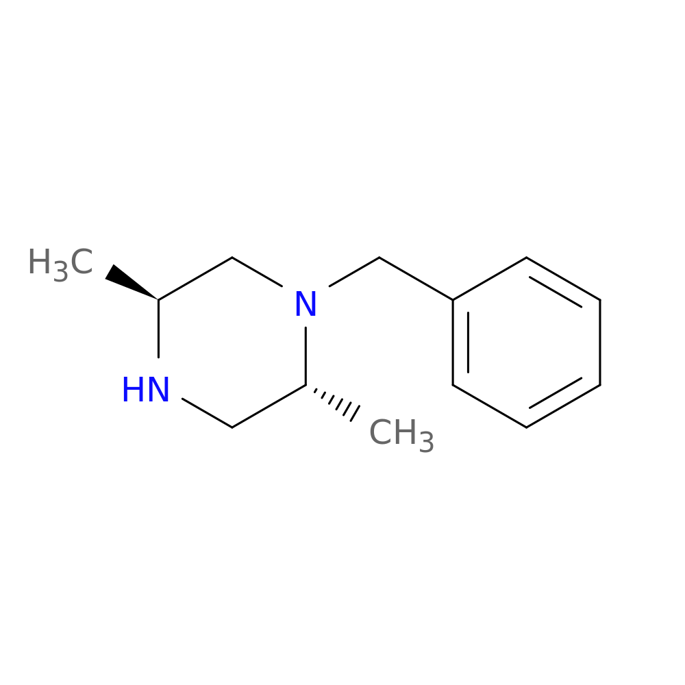 Piperazine,2,5-dimethyl-1-(phenylmethyl)-, (2R,5S)-
