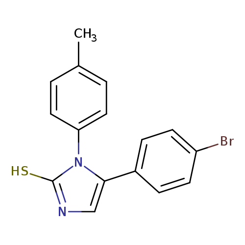5-(4-Bromophenyl)-1-(4-methylphenyl)-1H-imidazole-2-thiol