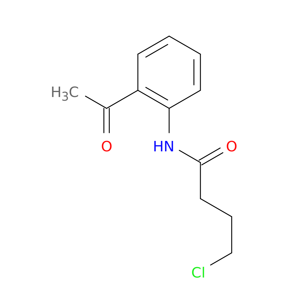 N-(2-acetylphenyl)-4-chlorobutanamide
