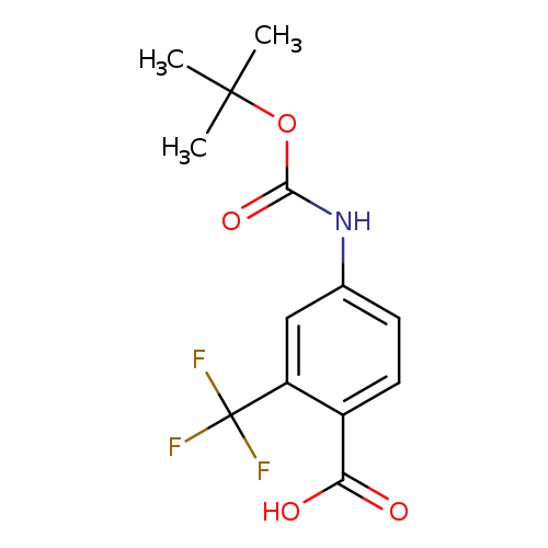 4-[(tert-Butoxycarbonyl)amino]-2-(trifluoromethyl)benzoic acid