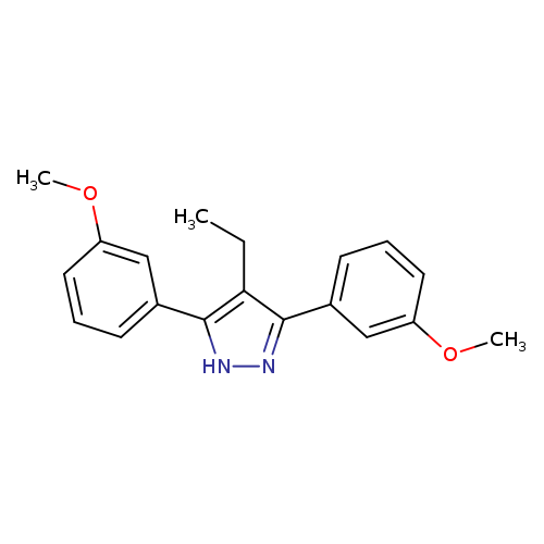 4-ETHYL-3,5-BIS(3-METHOXYPHENYL)-1H-PYRAZOLE